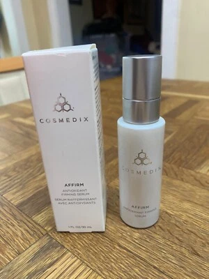 Suero reafirmante antioxidante Cosmedix Affirm tamaño completo 30 ml / 1 oz nuevo en caja Foto 1 de 4