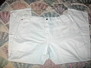 Pantalones de mezclilla Woman Within blancos clásicos de 5 bolsillos para mujer tallas grandes 26W - 38W de alto - Imagen 1 de 3