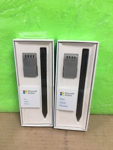 NEW! (2) Microsoft Surface Pen Surface 3/Pro3 4Surface Book Charcoal (3XY-00011) - Picture 1 of 7