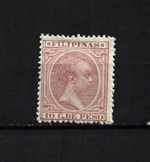 Philippines Stamp-Scott-# 164-10c-Mint/LH-OG-1891-King Alphonso XIII - Image 1 of 1