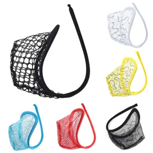 Men's C-string Bulge Pouch C-Back Thongs Briefs Lace Lingerie Underwear Bikinis⇘ - Picture 1 of 26