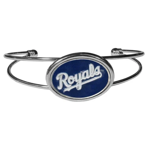 Kansas City Royals Double Bar Cuff Bracelet [NEW] MLB Wrist Necklace Jewelry Cover