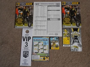 2009 Columbus Crew SC Soccer Program Lineup Pocket Schedule Magnet Chicago Fire - Picture 1 of 7