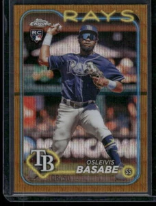 2024 Topps Chrome Osleivis Basabe Gold Wave RC /50 - Picture 1 of 2