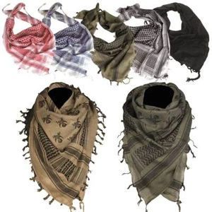 Mil-Tec Shemagh Schal Keffiyeh Kopf Nackenschutz Militär 100% Baumwolle Halstuch - Bild 1 von 10