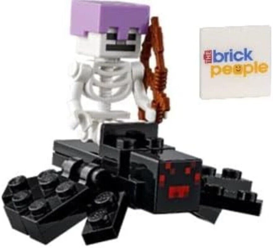 LEGO Minecraft Spider Minifigure and Skeleton (Ages 6 )