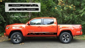 2016 - 2023 TOYOTA TACOMA Side Vinyl Rocker Panel Racing Decals Graphic Stripes