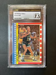 1987 Fleer Larry Bird CSG 7.5 - Picture 1 of 3