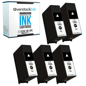 Paquete de 5 cartuchos de impresora compatibles OSI 155XL para Lexmark Pro7c15 Pro915 - Imagen 1 de 1