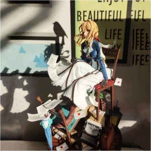In Stock Violet Evergarden 25cm PVC Figure  Toy Collection Model Anime Gift - Picture 1 of 5
