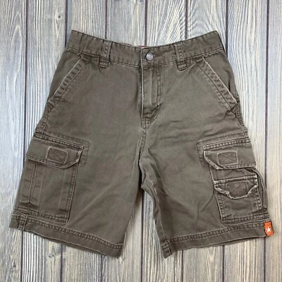 cargo supply pantalones cortos cargo jóvenes niños talla 8 marrón Foto 1 de 4