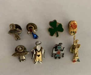 Vintage Konvolut acht verschiedene Anstecknadeln und Broschen - Bild 1 von 4