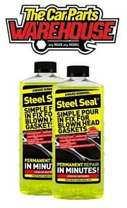 TWO STEEL SEAL ( X2 ) FIXES BLOWN HEAD GASKET GUARANTEED CYLINDER HEAD STEELSEAL - Picture 1 of 1