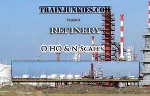 TrainJunkies Raffinerie Modelleisenbahn Kulisse - Bild 1 von 6
