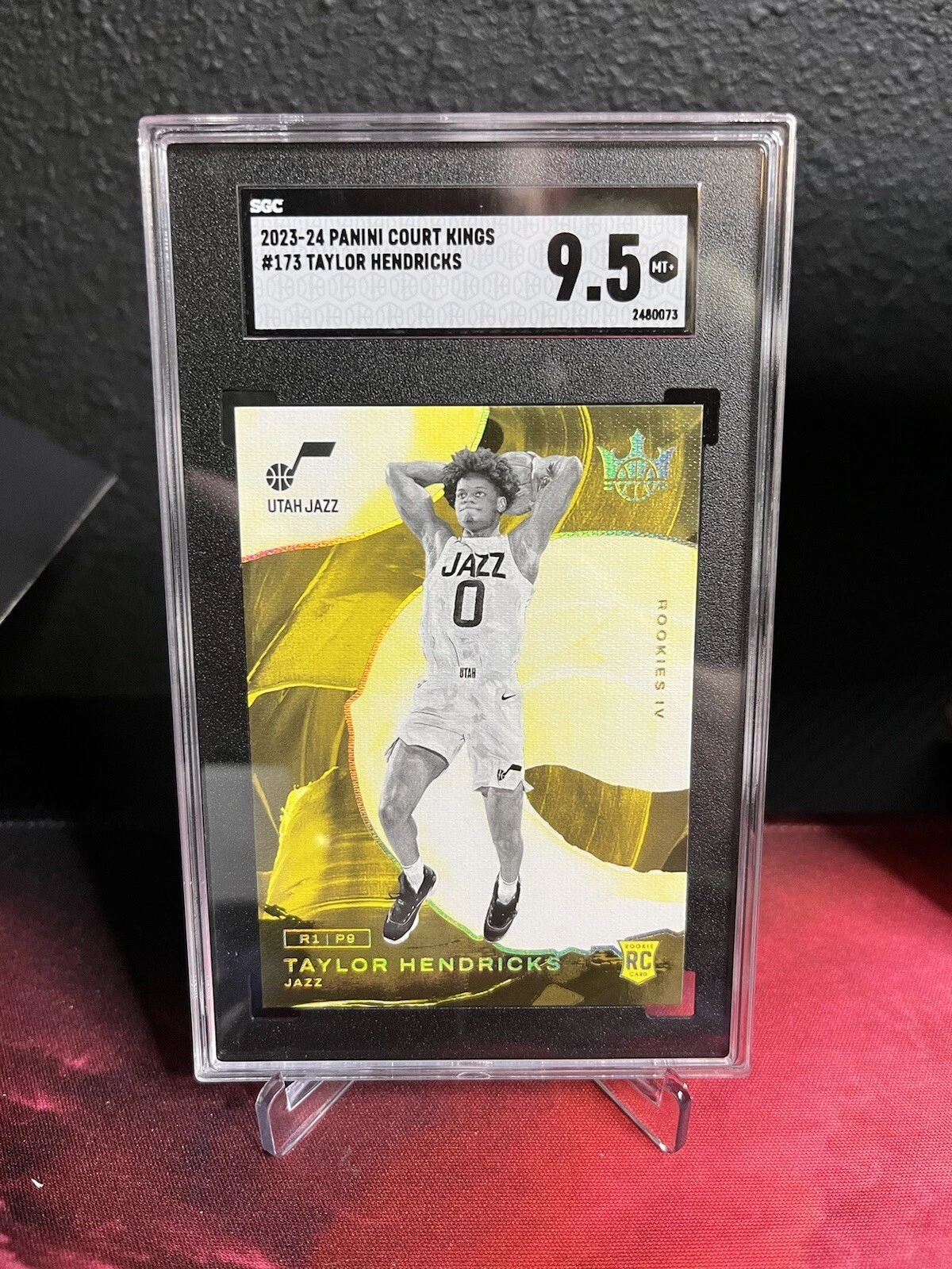 Taylor Hendricks - 2023-24 Panini Court Kings RC #173 - ROOKIES LEVEL IV 4 SSP