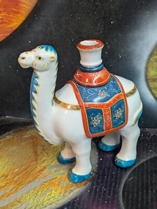 Vintage 7,5" Wildwood Imports Kamel Porzellan Figur Kerzenständer Halter selten - Bild 1 von 22