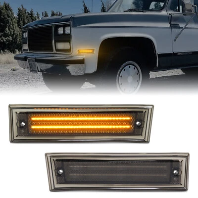 For 81-91 Chevrolet Chevy GMC C10 C20 C30 Blazer C/K LED Front Side Marker Light - Image 1 of 4