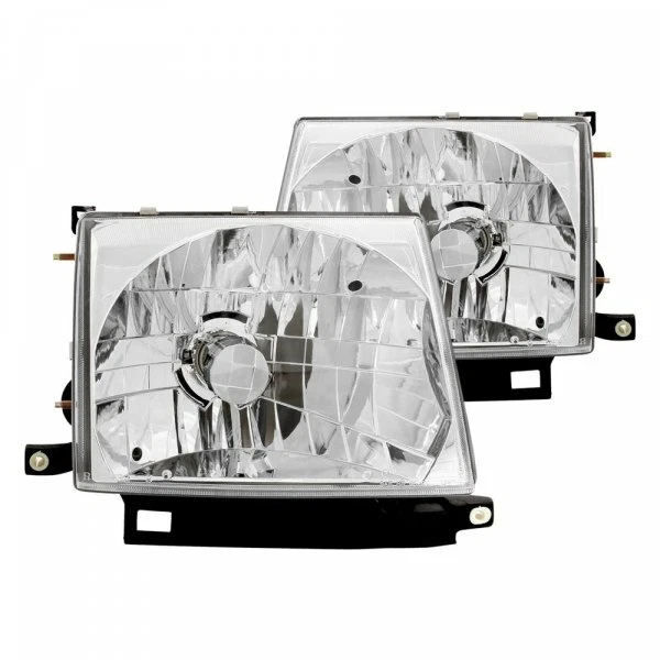 Faros de cristal cromados ANZO para Toyota Tacoma 1997-2000 121132 Foto 1 de 1