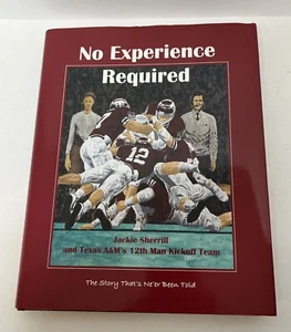 No Experience Required By Jackie Sherrill Signed First Edition Texas A&M - Imagen 1 de 14