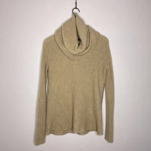 Vince Women's Size Camel Cowl Neck Oversized Wool Alpaca Sweater - Picture 1 of 4
