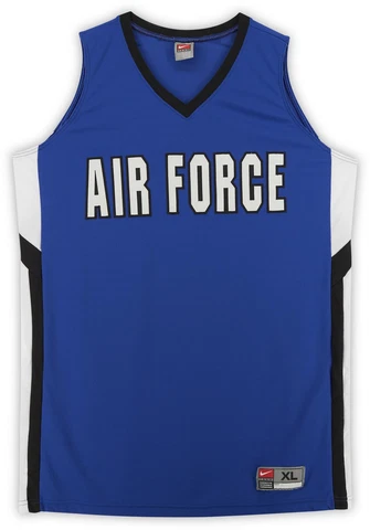 Air Force Team Issued Blue, White, & Black Jersey from Basketball Program Sz XL Cover