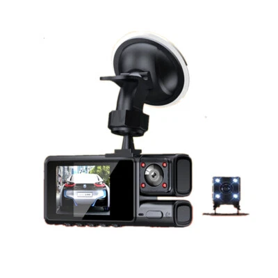 Cámara de tablero DVR de 3 lentes para automóvil 1080P sensor G Wifi cámara de tablero grabadora de video visión nocturna Foto 1 de 4