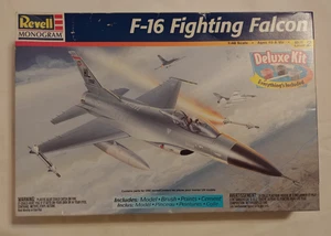 F-16 Fighting Falcon Deluxe Kit - Revell Model Kit - Open Box - Picture 1 of 3