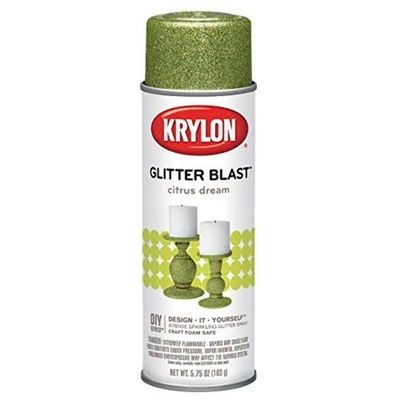 Krylon Glitter Blast Glitter Spray Paint for Craft Projects, Citrus Dream Green, - Image 1 of 4