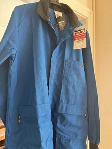 Workrite Men's Large Lab Coat | Fire Resistant / Chemical Splash Protection - Picture 1 of 4