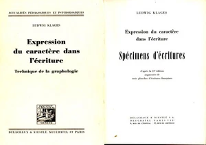 Expression du caractère dans l'écriture- Technique de la graphologie | Bon état - Photo 1/1