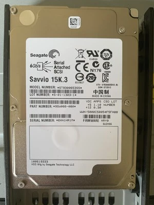 ST9300653SS Dell Seagate Savvio 15K.3 300GB 15K RPM 6Gb/s 2.5" SAS HDD H8DVC - Image 1 of 2