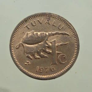 Tuvalu 1 Cent 1976 Élisabeth II Commonwealth  - Picture 1 of 2