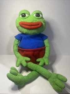 Pepe der Frosch - die offizielle Plüschpuppe (anatomisch korrekt) 18 Zoll - Bild 1 von 4