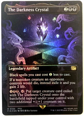 MTG The Darkness Crystal (Borderless FOIL) Final Fantasy 335 NM - Image 1 of 4
