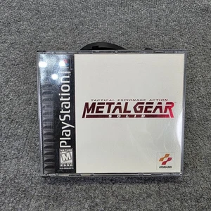 Metal Gear Solid (SONY PlayStation 1, 1998) PS1 PSX COMPLETE MINTY - Picture 1 of 4