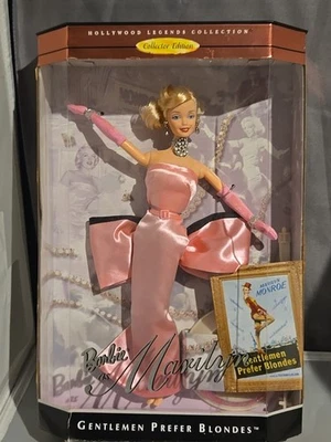 *LEER* BARBIE As Marilyn Monroe Gentlemen Prefer Blondes 1997 Mattel Foto 1 de 4