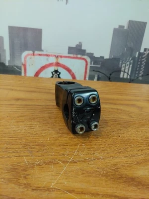 Retro Redline BMX Stem Black 1 1/8" Threadless 4 Bolt Front Load  - Image 1 of 4