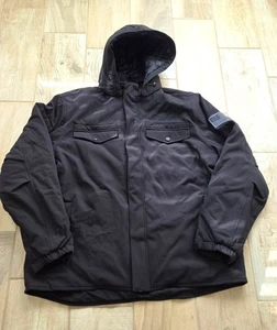 SNAP ON TOOLS HOODED JACKET INSULATED WINTER COAT ZIP UP BLACK Authentic - Picture 1 of 6