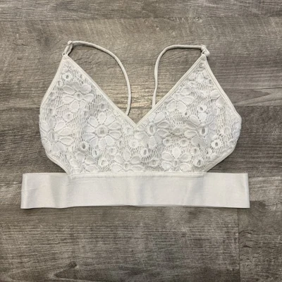 Bralette Free People Intimately Texturizado Boho Encaje Bordado Marfil Talla M Foto 1 de 4