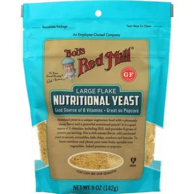Levedura nutricional Bob's Red Mill floco grande 5 oz kg - Imagem 1 de 2