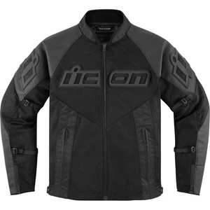 Chaqueta de cuero ICON Mesh AF* - negra - Imagen 1 de 7