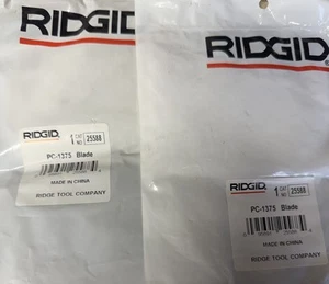 2 Blades Ridgid Pc-1375 Replacement 25588 Cutter Blades Lot Of 2 Brand New - Picture 1 of 1