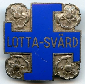 Finland WWII Lotta Svard Member Badge Numbered 125175 !!! - Picture 1 of 3