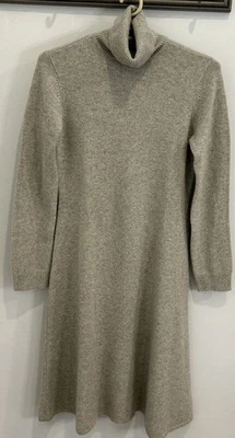 Lauren Ralph Lauren 100% Cashmere Turtleneck Sweater Dress Long Sleeve Size M - Image 1 of 4