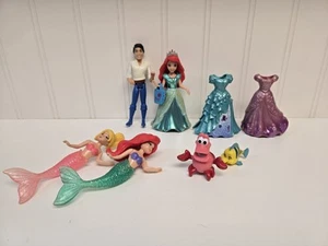 Disney Princess Magiclip Magic Clip Doll Ariel With 3 Dresses Little Mermaid - Picture 1 of 7