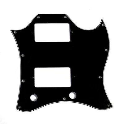 WD-MUSIC WD Custom Pickguard Für Gibson 63-70 Full Seite Sg , Schwarz 3ply