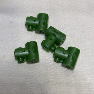 Lot 4 NEW John Deere Checkers Game Replacement King Tractor Pieces - Picture 1 of 3