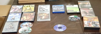 Lote de 15 videogames usados para PC Sony PlayStation Xbox 360 formatos funky não testados - Imagem 1 de 4