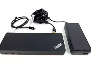 Lenovo ThinkPad Thunderbolt 3 Dock Type 40AC + 135W AC Charger Thunderbolt Cable - Bild 1 von 8