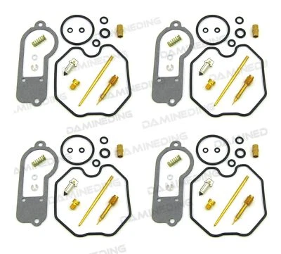 4 X KIT DE RECONSTRUCCIÓN REPARACIÓN DE CARBURADOR CARBURADOR 79-80 CB650 CB 650 CB650C Foto 1 de 4